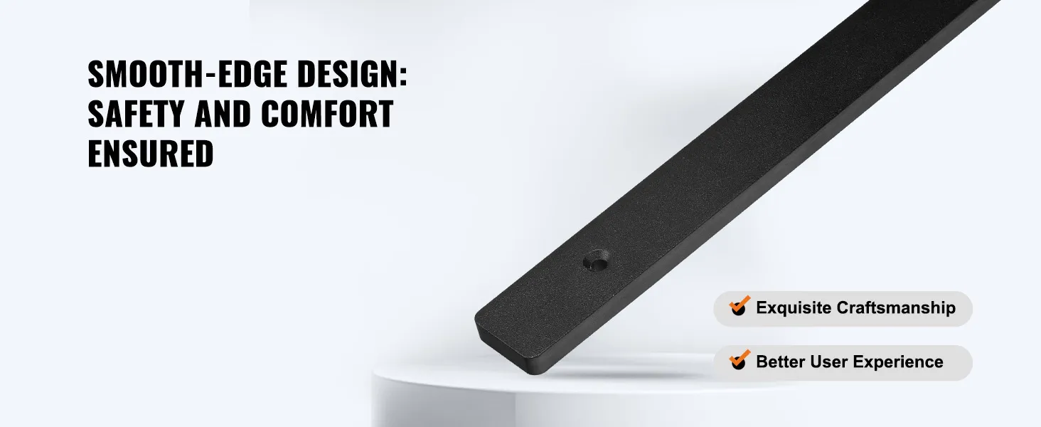 VEVOR shelf brackets with smooth-edge design for safety, exquisite craftsmanship, and better user experience.