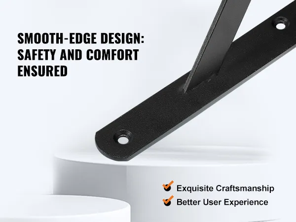 VEVOR-plankbeugel met glad randontwerp voor veiligheid en comfort. Exclusief vakmanschap, betere gebruikerservaring.