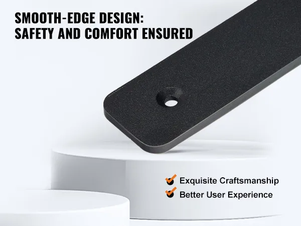 smooth-edge VEVOR shelf bracket ensuring safety and comfort, highlighted with exquisite craftsmanship.