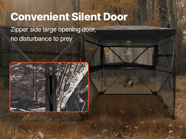 VEVOR Deer Blinds for Hunting —360° Concealed Ground Shelter