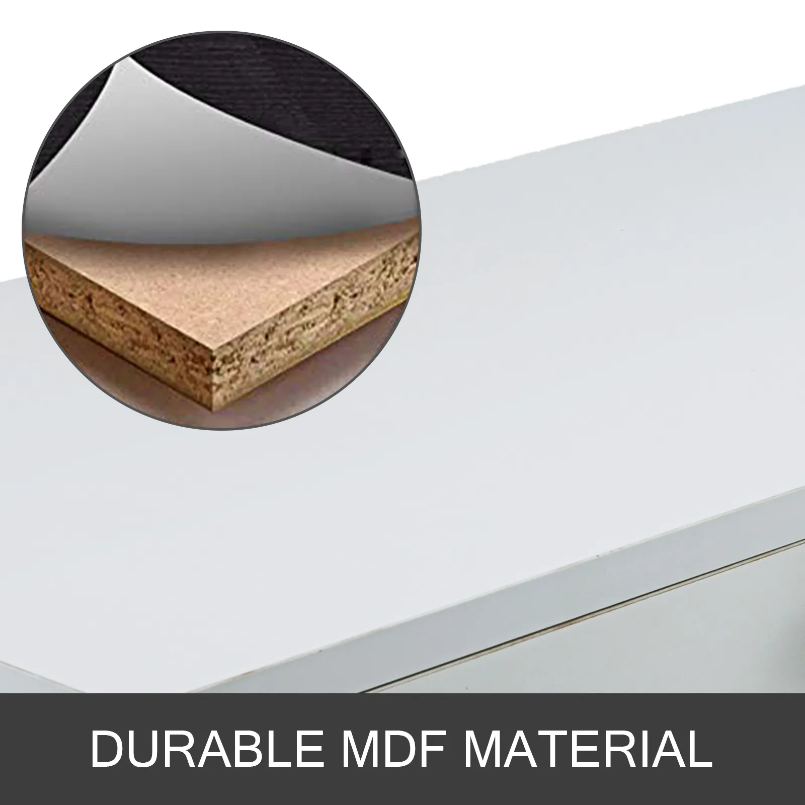 durable mdf material for VEVOR barber station featuring layered construction.