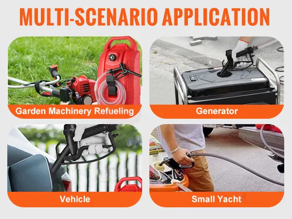VEVOR fuel caddy for refueling garden machinery, generator, small yacht, and vehicle.
