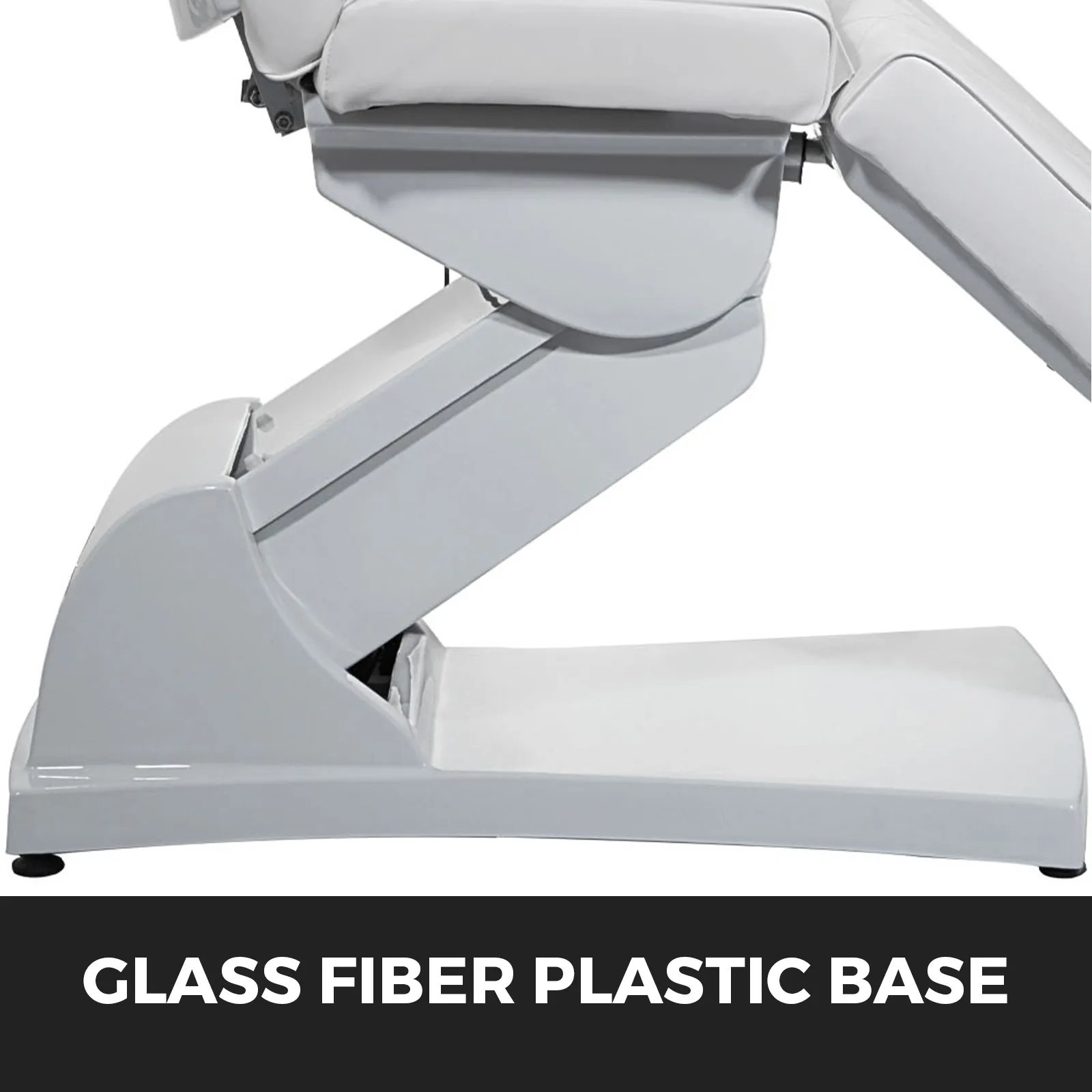 VEVOR electric facial chair with glass fiber plastic base and adjustable design.