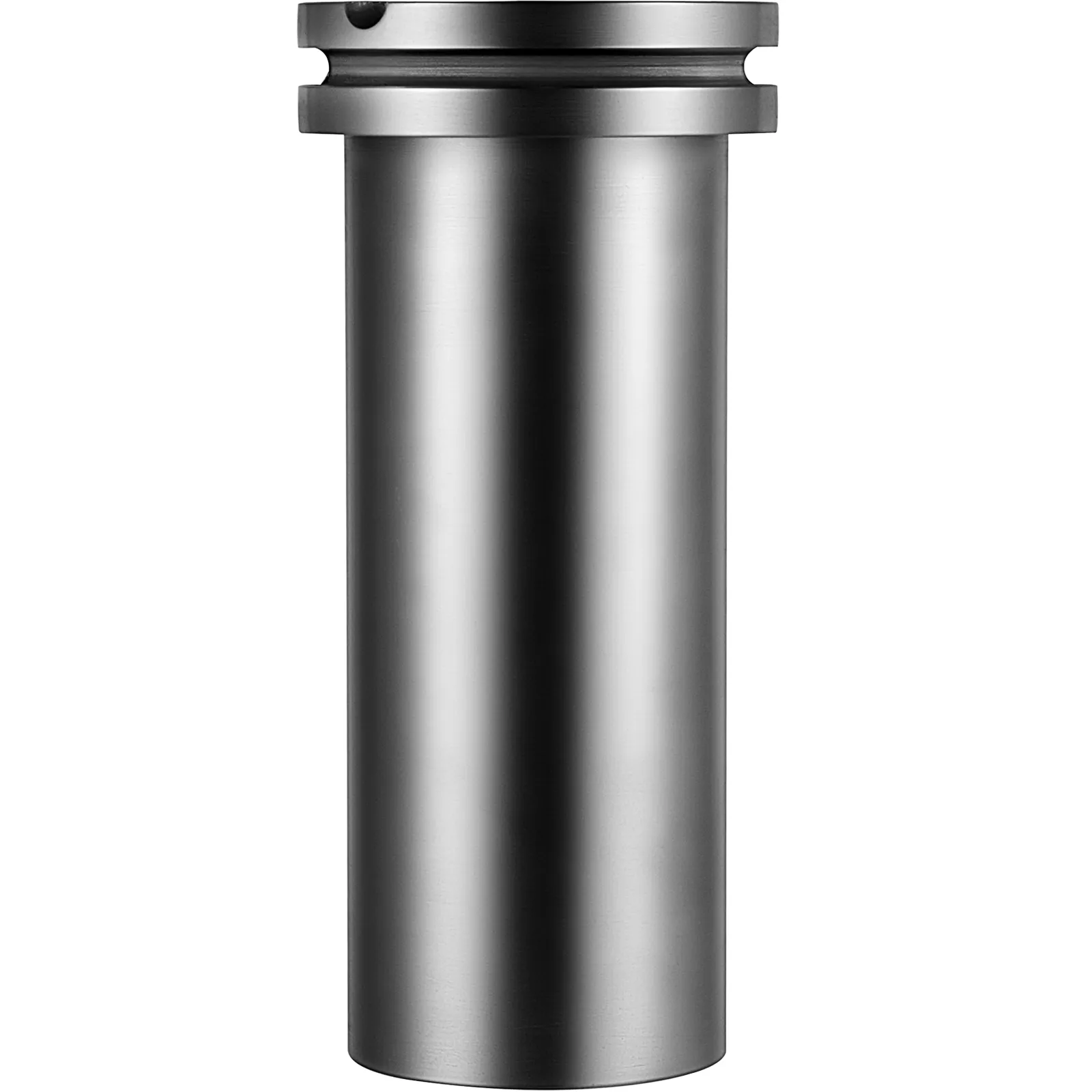 VEVOR graphite crucible with smooth, cylindrical, metallic finish.