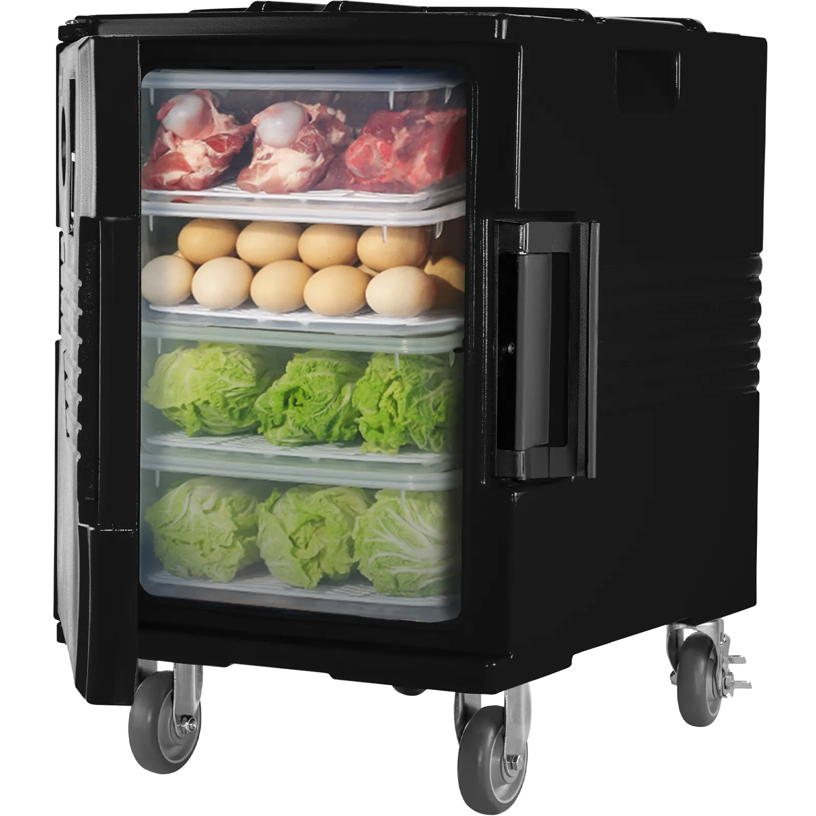 VEVOR Insulated Food Pan Carrier, 82 Qt Hot Box for Catering, LLDPE ...