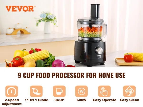 Hydravex Robot Culinaire Commercial 250 W 3 En 1 Hachoir électrique Pour Légumes, Broyeur De Légumes Professionnel Multifonctionnel Pour Maisons