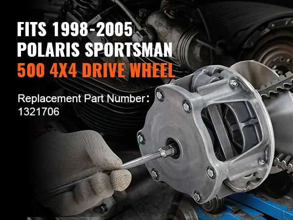 VEVOR primary drive clutch for 1998-2005 polaris sportsman 500 4x4 drive wheel. replacement part 1321706.