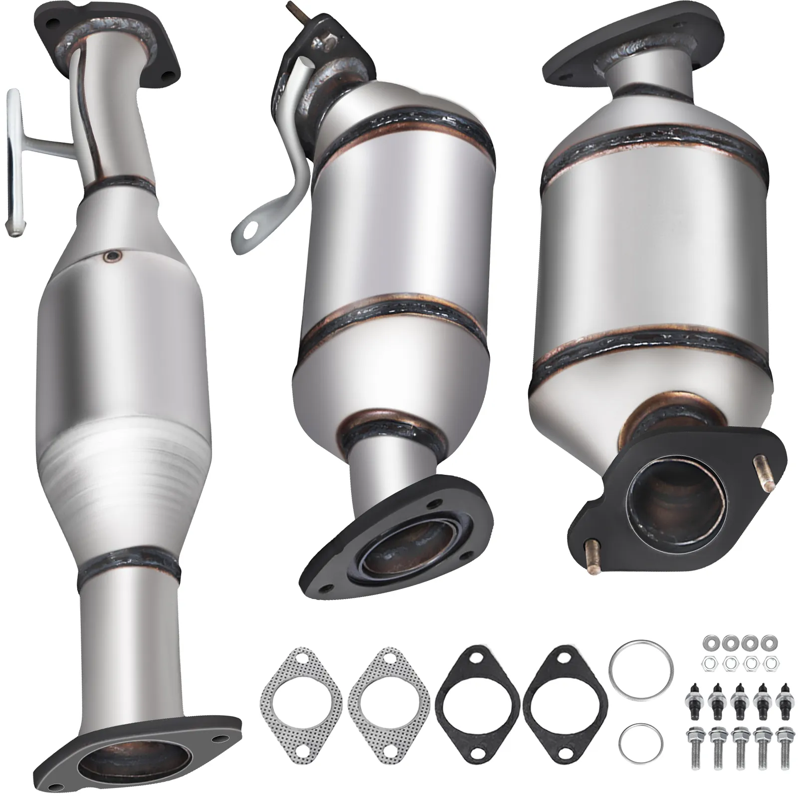 VEVOR traverse catalytic converter with gaskets and bolts set.