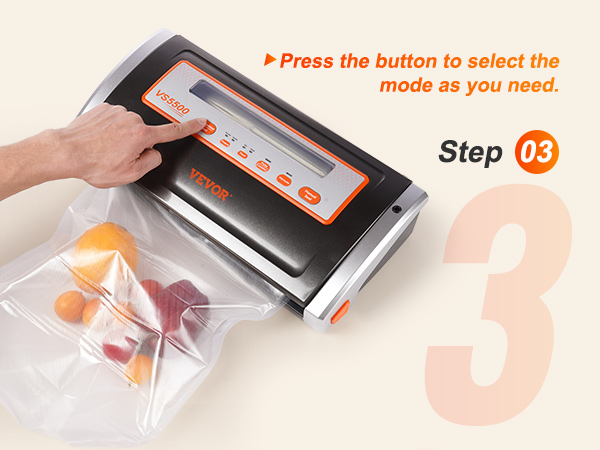 VEVOR Vacuum Sealer Machine, 80Kpa 130W Powerful