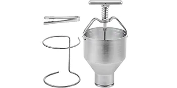 VEVOR donut depositor with stand and handle for making perfect donuts.