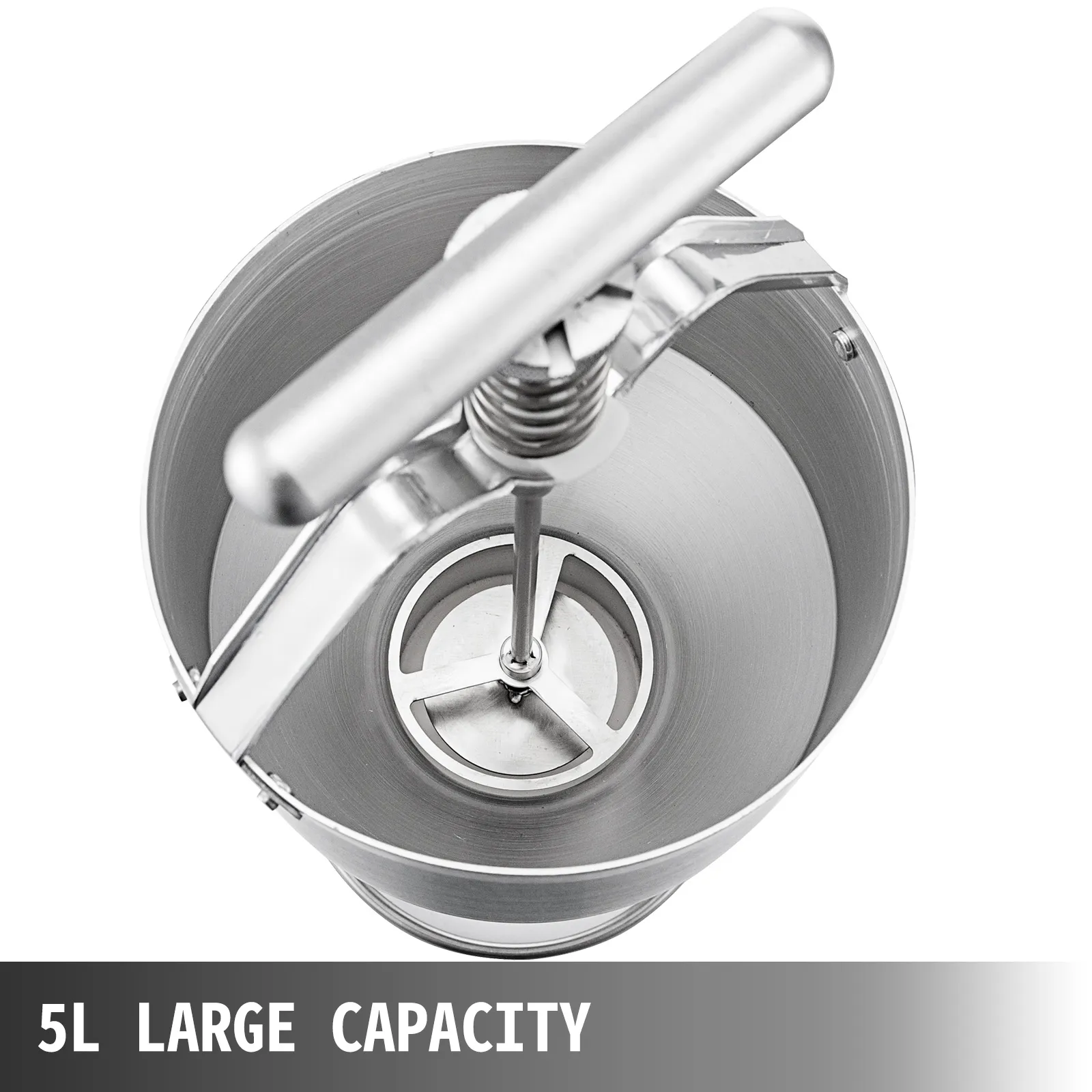 VEVOR donut depositor with 5l large capacity, stainless steel structure.