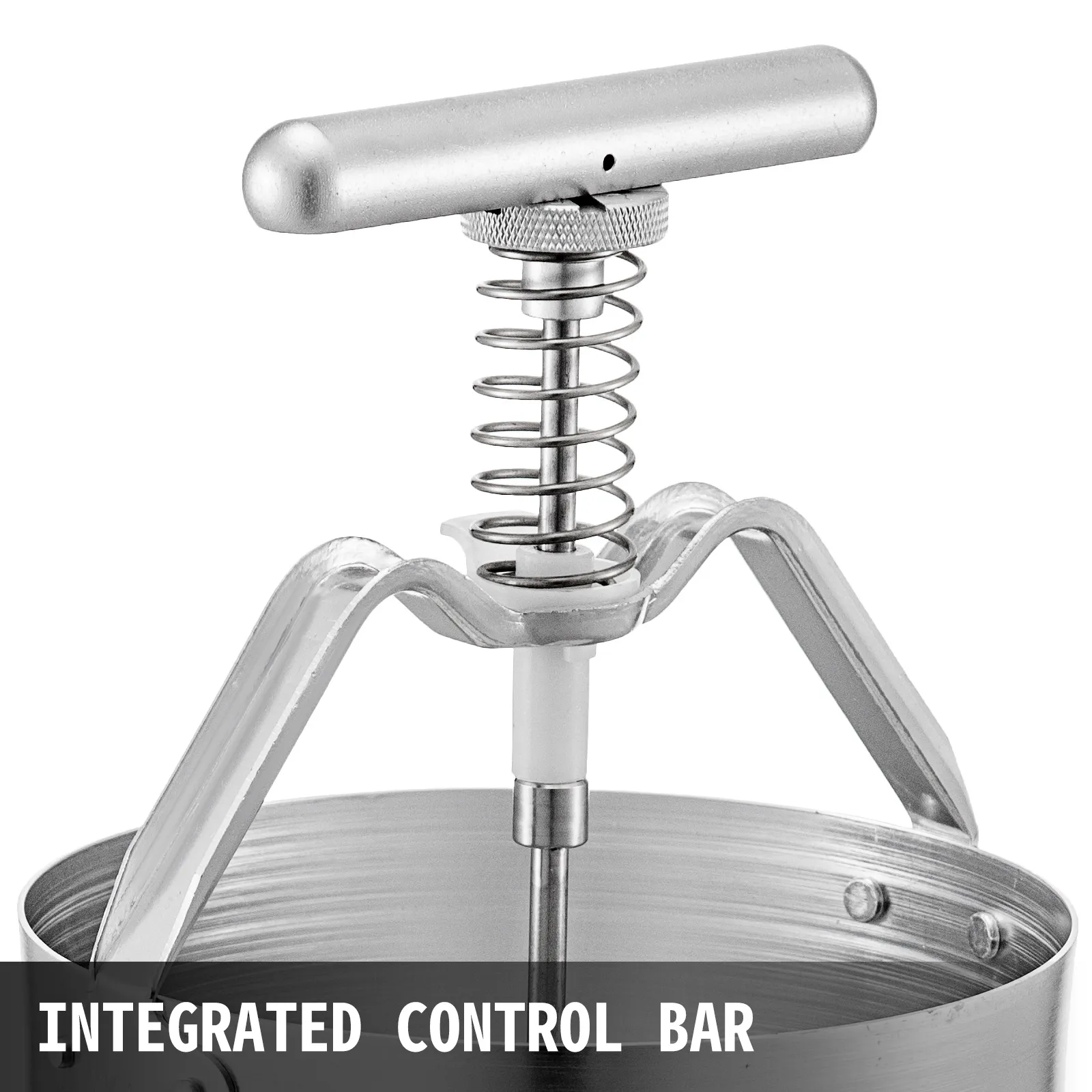 VEVOR donut depositor with integrated control bar and spring mechanism.