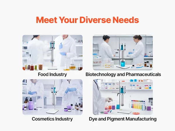 Homogenizer 500 W Laboratory High Speed Dispersing Homogenizer 200-11000 RPM