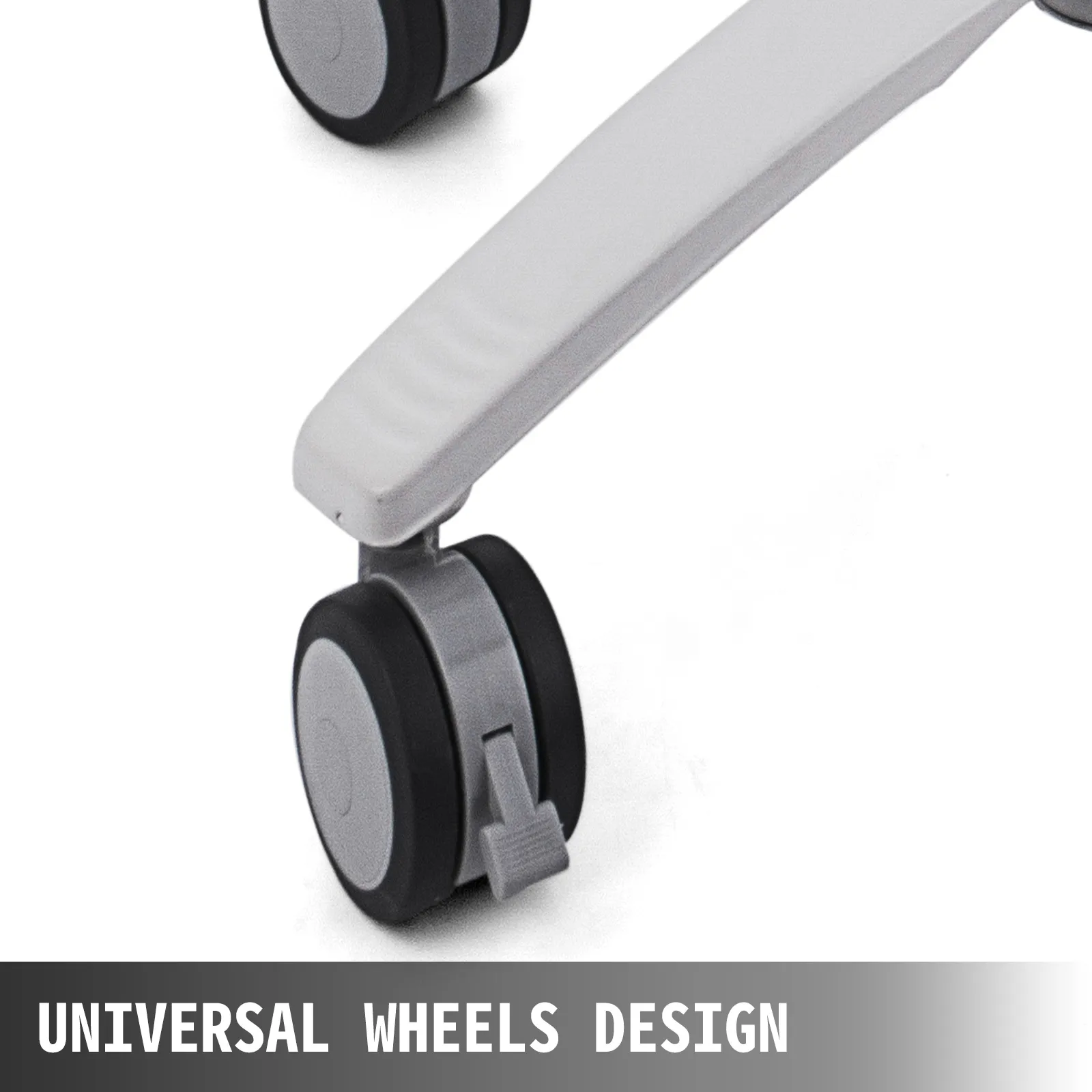 VEVOR mobile trolley cart with universal wheels design for easy movement.