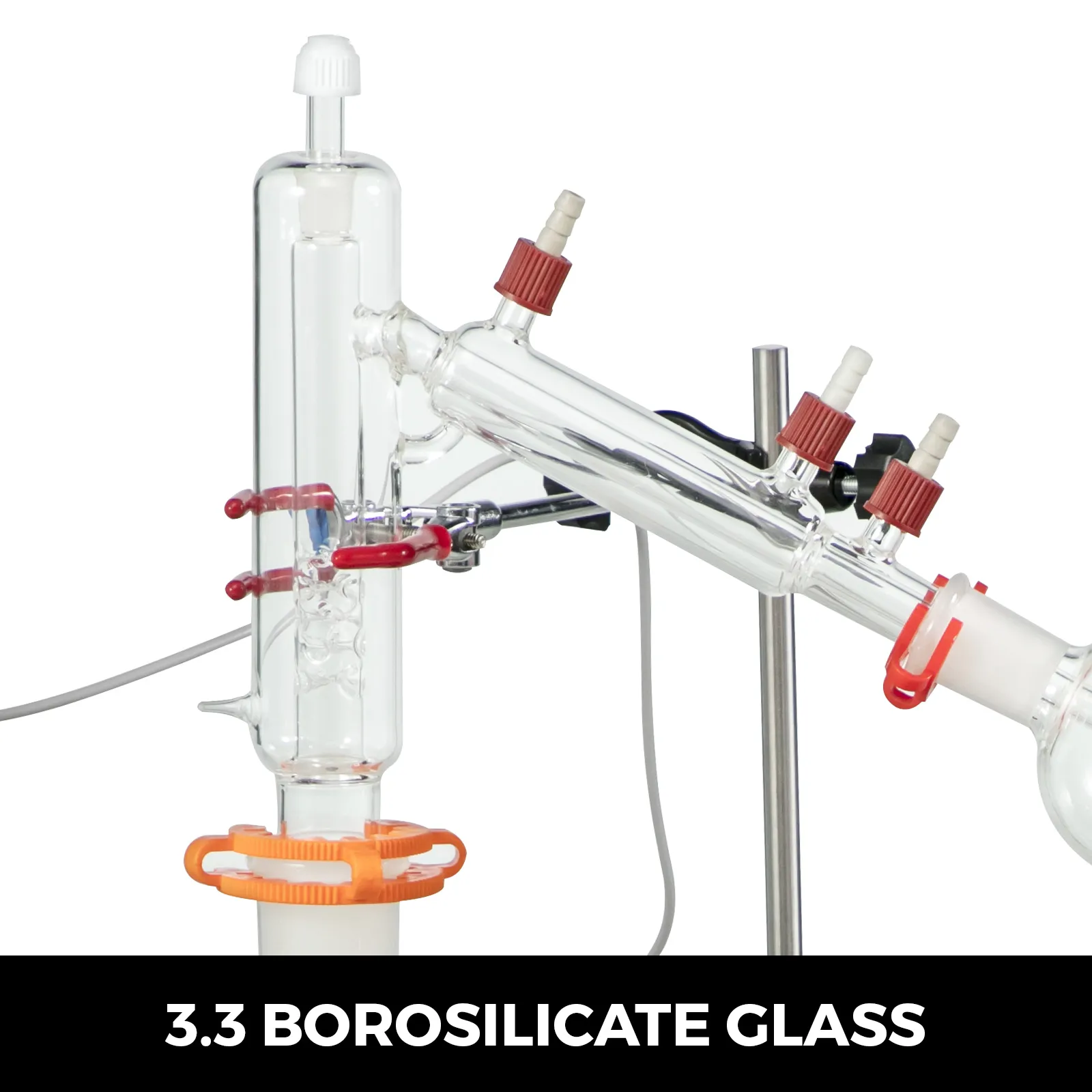 VEVOR distillation kit with 3.3 borosilicate glass components.