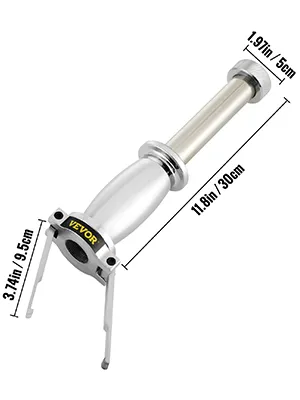 VEVOR upper bearing carrier puller with dimensions 11.8in x 3.14in x 1.9in.