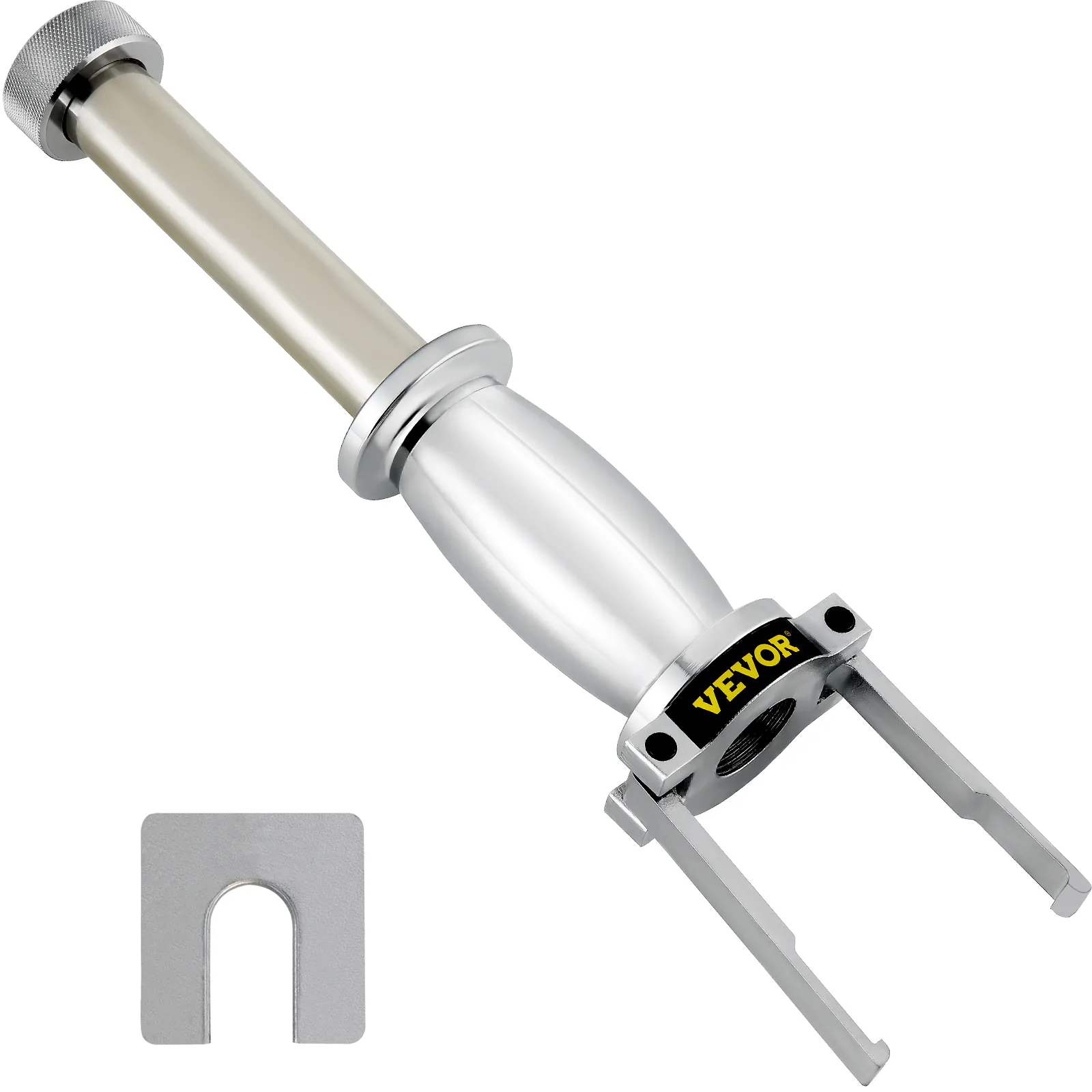 VEVOR upper bearing carrier puller, metal tool with removable u-shaped bracket.