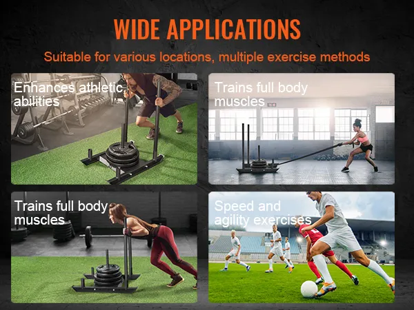 VEVOR Krafttrainingsschlitten für Athletiktraining, Muskelaufbau, Fettabbau und Beweglichkeitstraining.