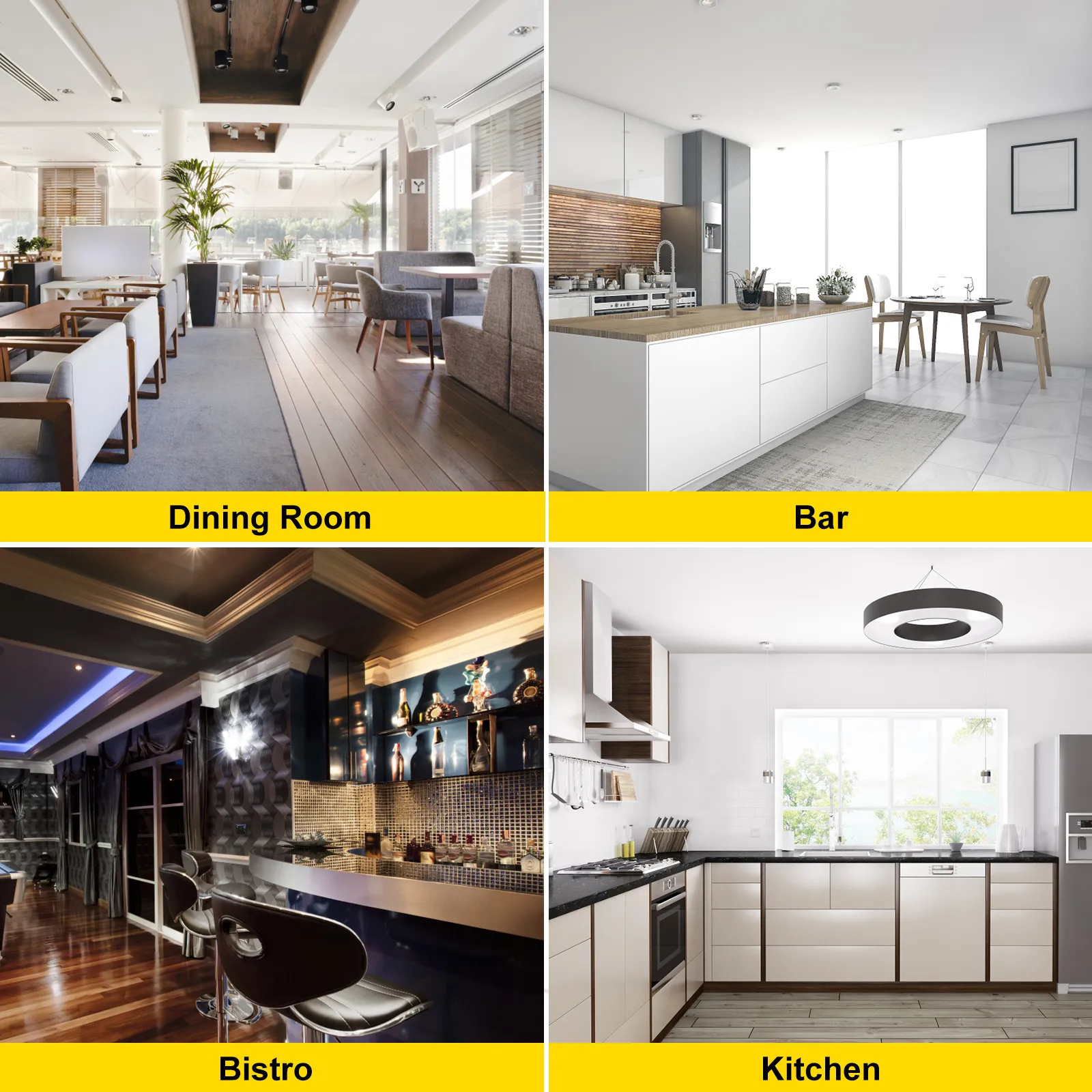 dining room, elegant bar, modern bistro, and sleek kitchen with VEVOR outdoor bar table.