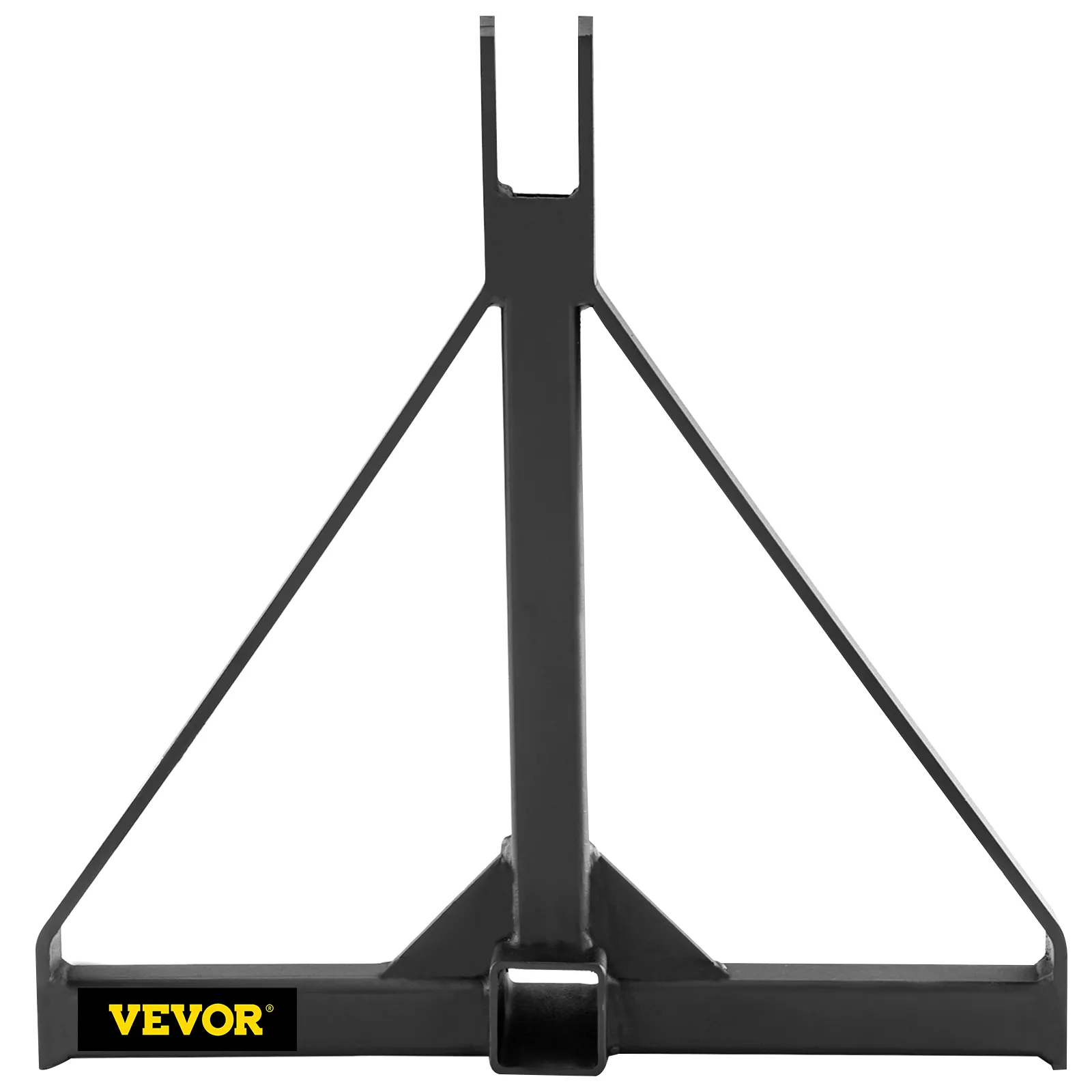 VEVOR trailer hitch mount with sturdy steel construction and black finish.