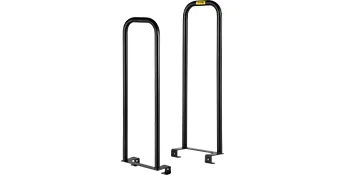 black VEVOR dolly converter with metal brackets and u-shaped handles.