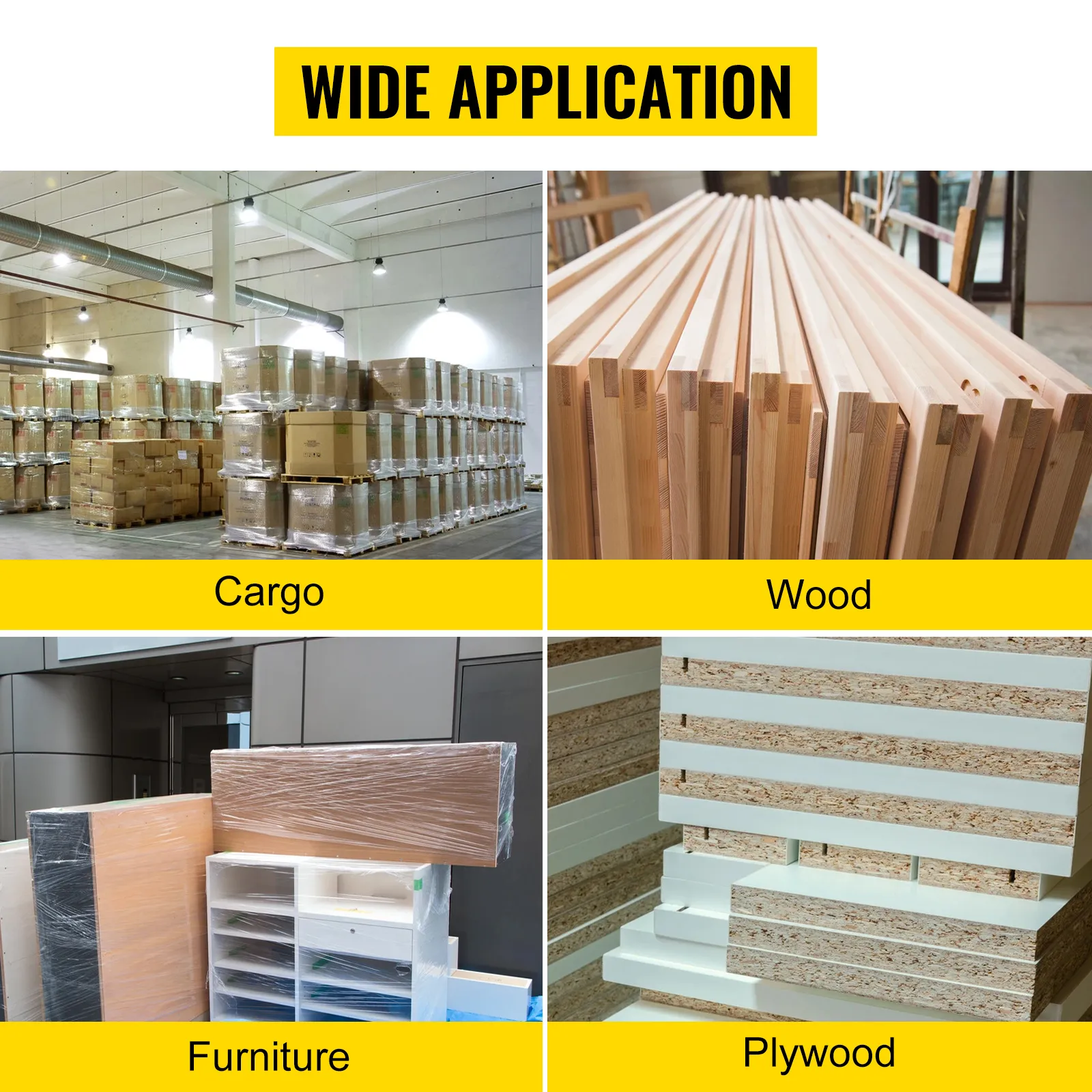 VEVOR dolly converter for cargo, wood, furniture, and plywood applications.
