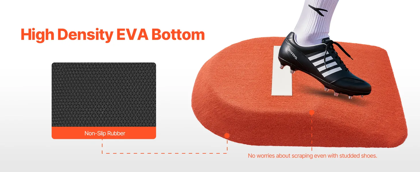 42 in Pitching Mound Portable Pitcher Mound Baseball Softball Outdoor Training