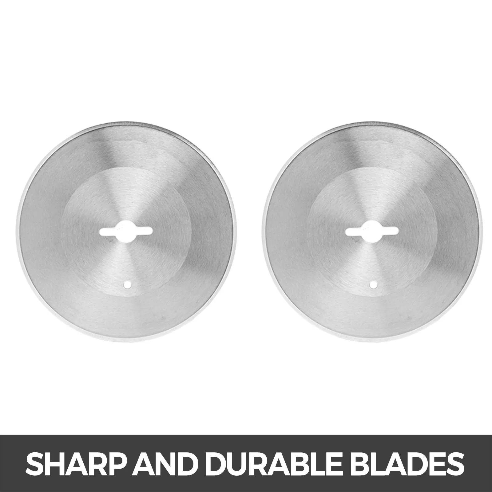 twee scherpe, duurzame messen voor het VEVOR elektrische shoarma-mes.