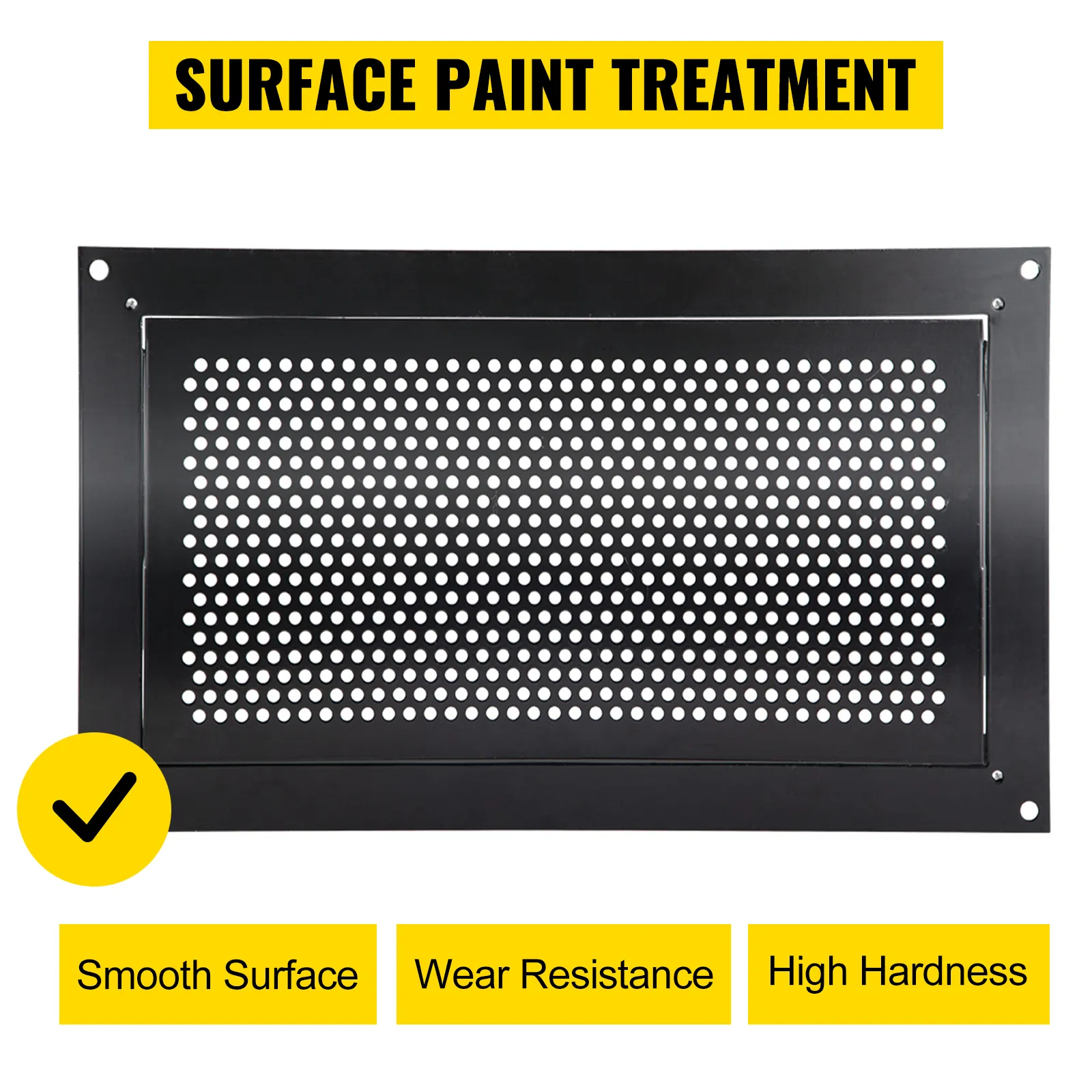 VEVOR flood vent with smooth surface, wear resistance, and high hardness.