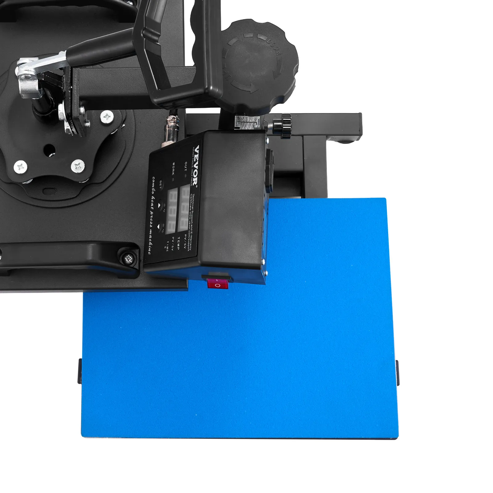 VEVOR Heat Press 12" X 10" Swing Away Heat Press Machine Daul Digital Display Heat Press Machine for T-Shirt Sublimation Transfer Machine (12x10")