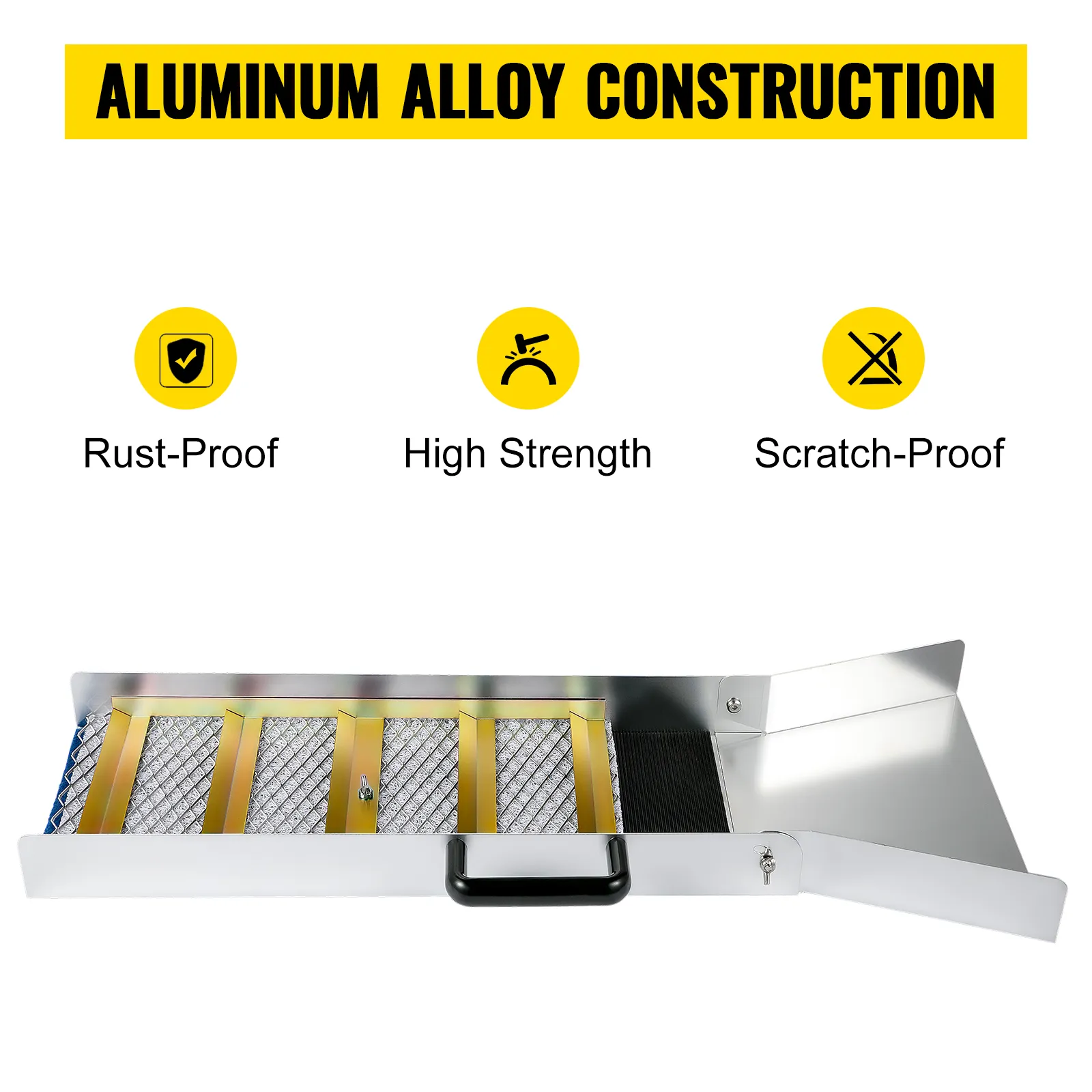 Caja de compuerta VEVOR con construcción de aleación de aluminio, a prueba de óxido y de alta resistencia.