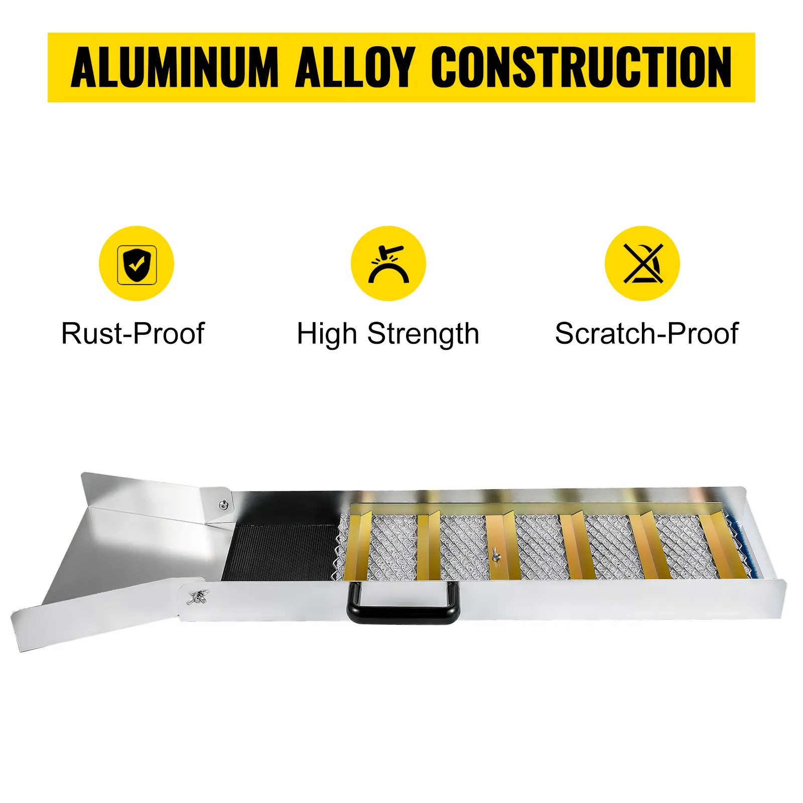 Caja de compuerta de aluminio VEVOR con características de alta resistencia, a prueba de óxido y a prueba de rayones.