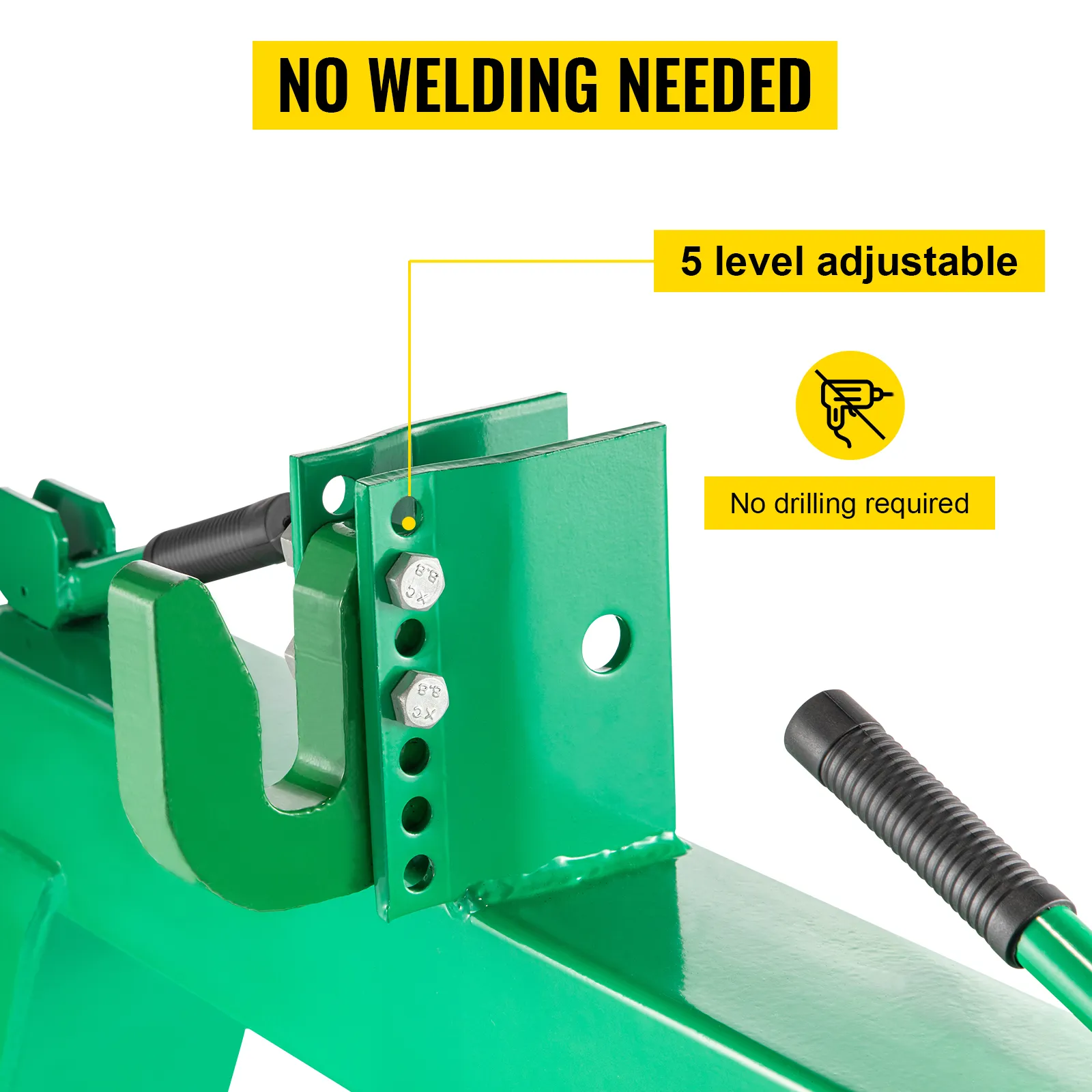 VEVOR 3-point quick hitch, 5 level adjustable, no welding or drilling needed