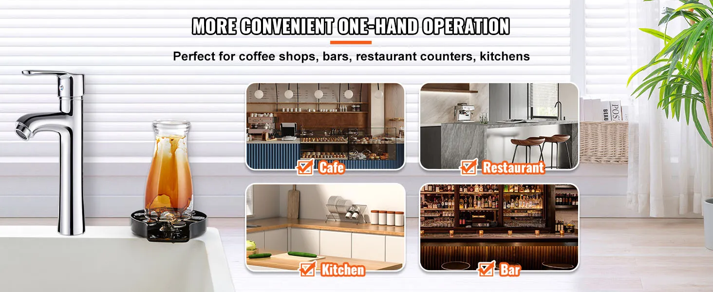 VEVOR einhandbedienung für cafés, restaurants, küchen, bars.