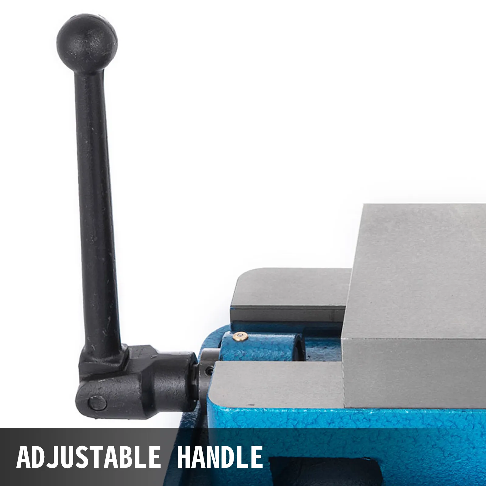 VEVOR milling vise with adjustable handle, sturdy and precise clamping.