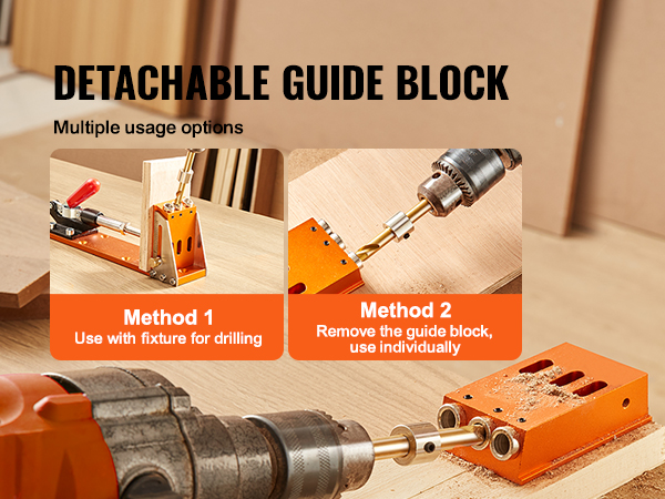 VEVOR 30 Pcs Pocket Hole Jig Kit, Adjustable & Easy to Use