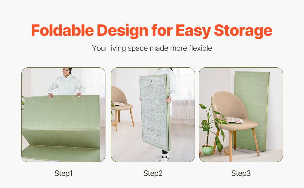 VEVOR Japanese Tatami Mat, Queen Size Foldable Japanese Tatami