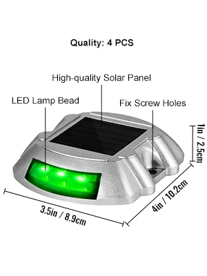 VEVOR solar driveway lights with led lamp bead and high-quality solar panel.