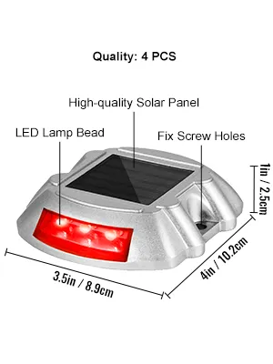 Luces de entrada solares VEVOR con lámpara LED y panel solar de alta calidad.