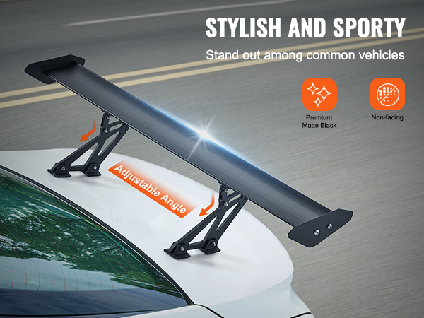 VEVOR GT Wing Car Spoiler, 43.3 inch Universal Spoiler with