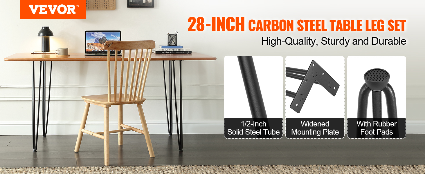 VEVOR Hairpin Table Legs 28