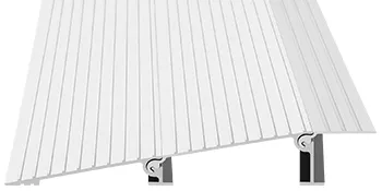 VEVOR transitions modular entry ramp with grooved anti-slip surface and adjustable legs.