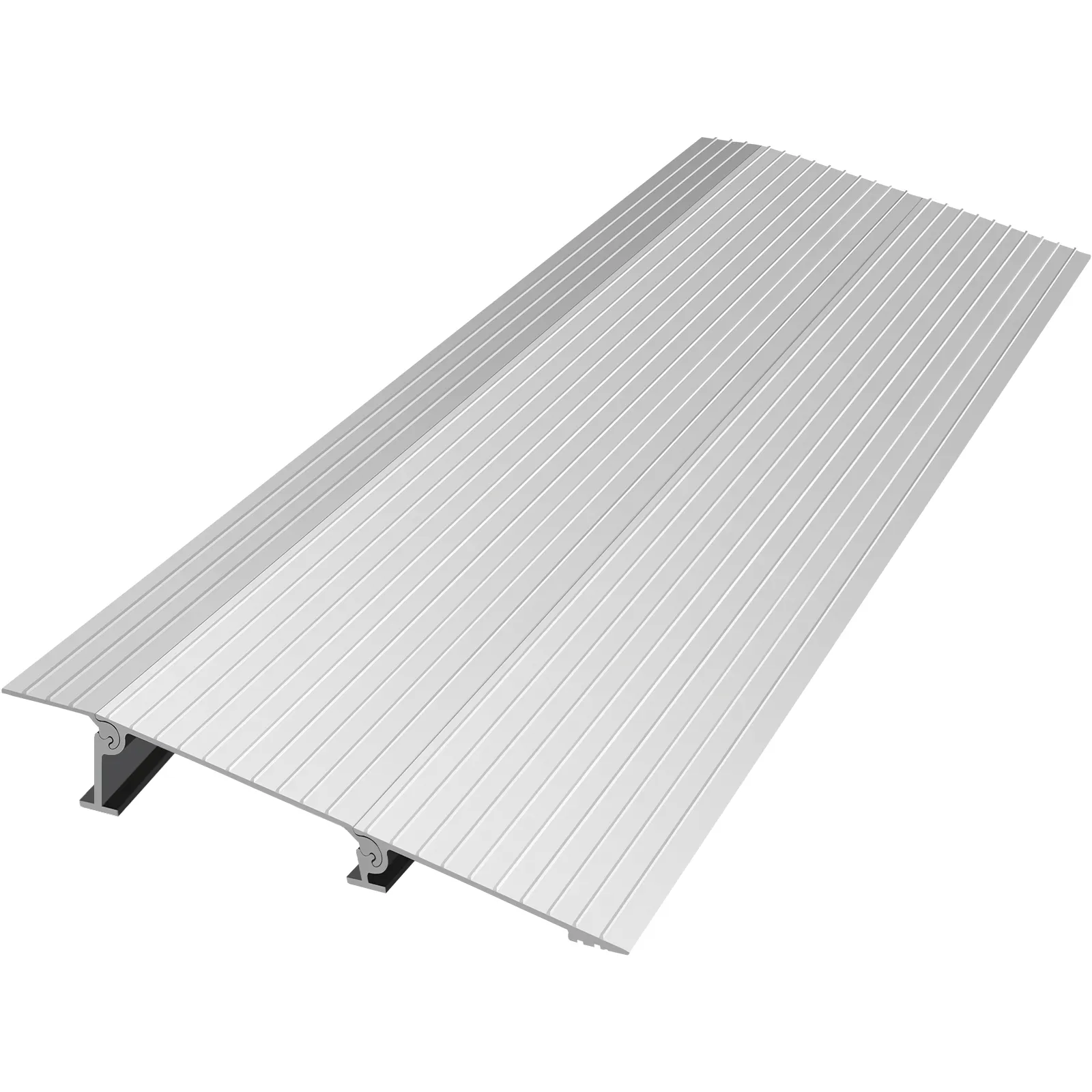 VEVOR transitions modular entry ramp with textured aluminum surface.