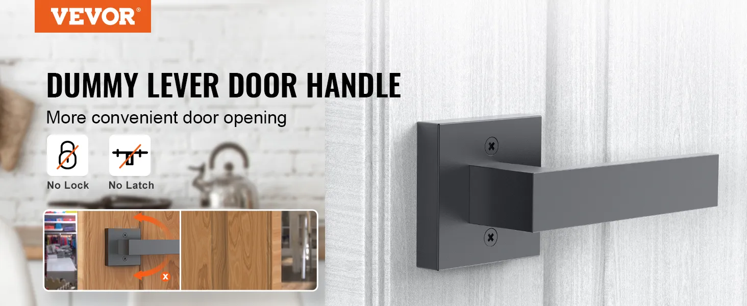 VEVOR dummy door lever, convenient handle without lock or latch for seamless door opening.