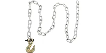 VEVOR t post puller steel chain with heavy-duty metal hook.