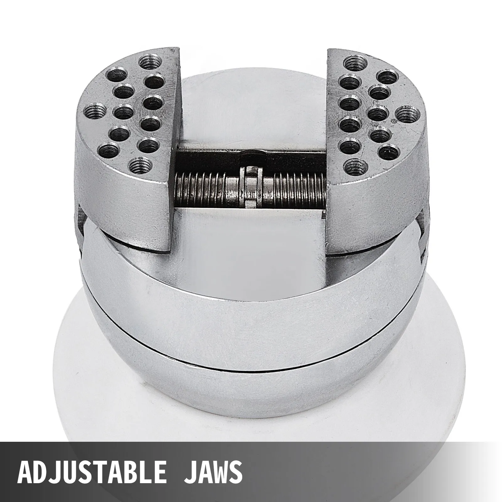 VEVOR ball vise with adjustable jaws for precise positioning and secure grip.