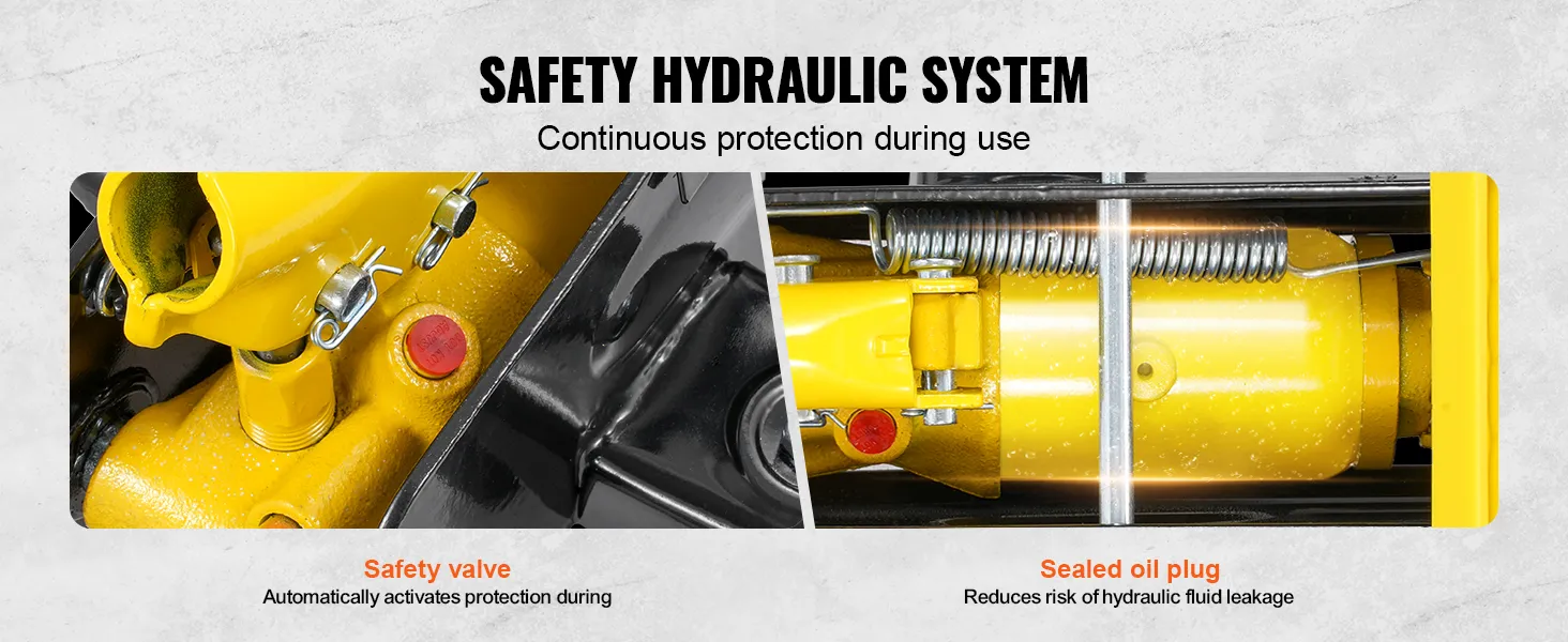 VEVOR Low Profile Floor Jack 2 Ton Heavy Duty Single Piston Hydraulic Pump