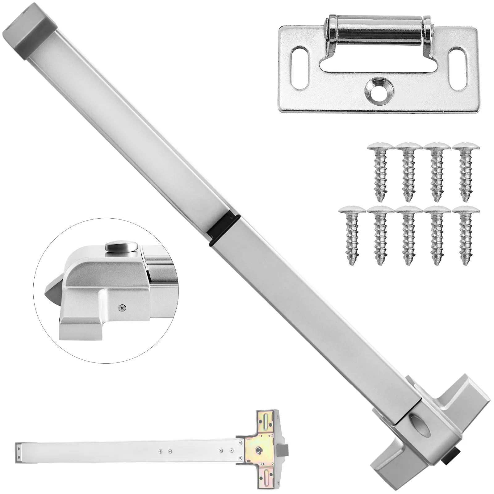 VEVOR panic bar with mounting bracket and screws set