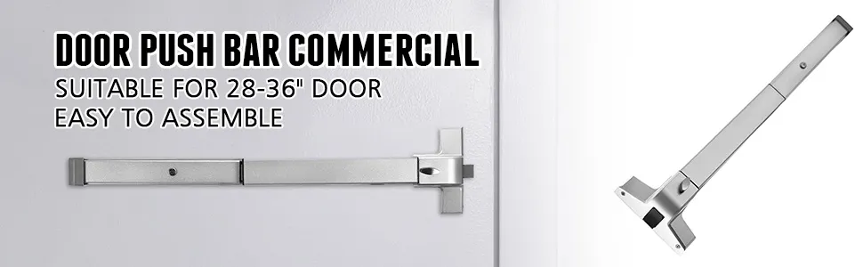 VEVOR panic exit device, commercial door push bar, suitable for 28-36" doors.