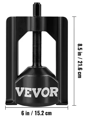VEVOR u joint puller, 8.5 in x 6 in, black metal tool with bolt mechanism